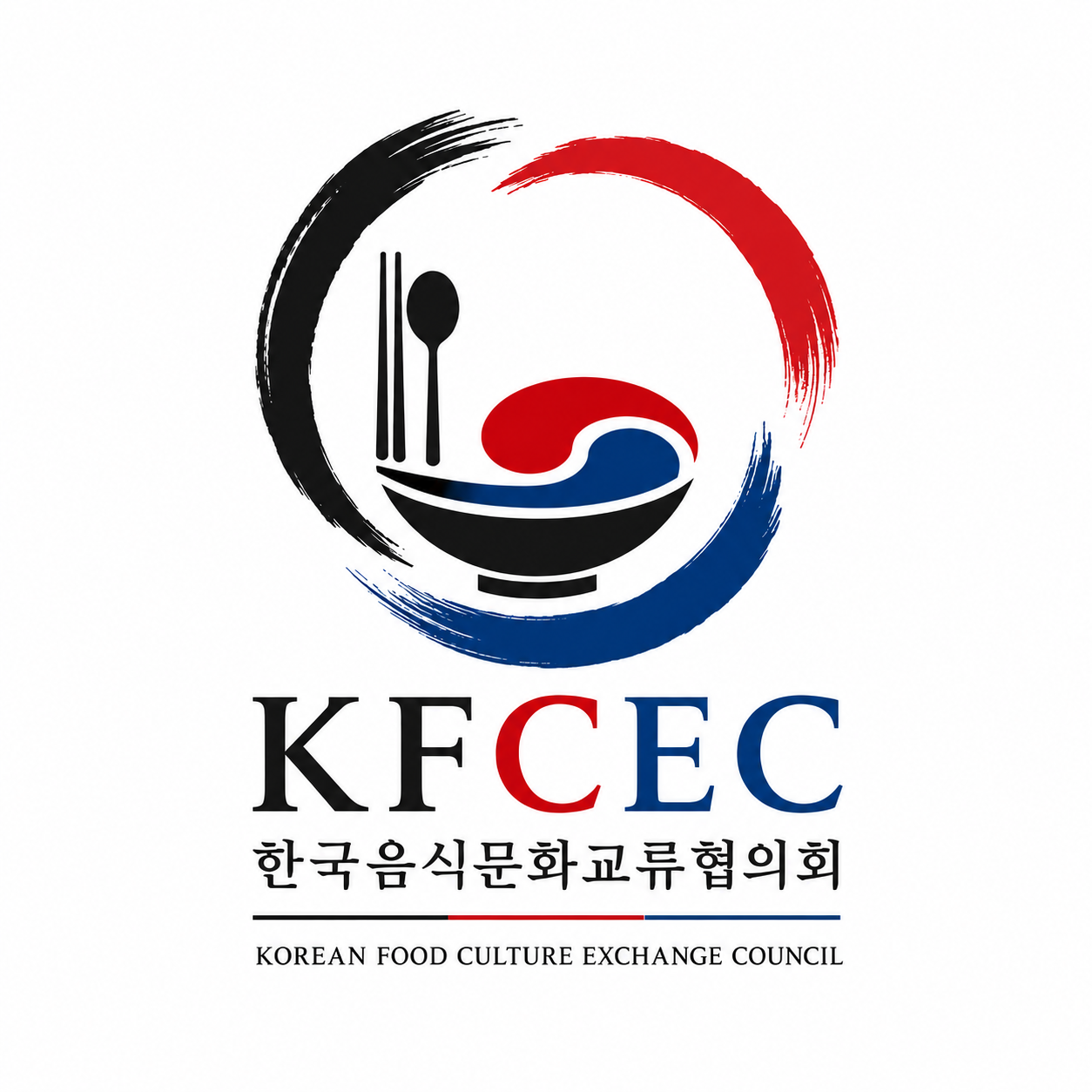 KFCEC 한국음식문화교류협의회 로고